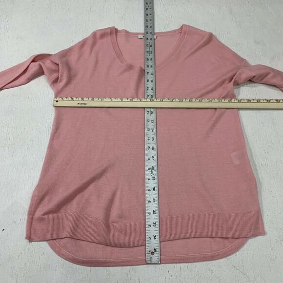 Madewell Southstar Wool Blend Pink Sweater Size XXS Pullover Long Sleeve Thin - Picture 6 of 11
